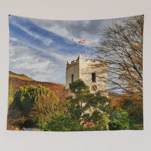 Item preview, Church in Autumn Fall designed and sold by jalfc46.