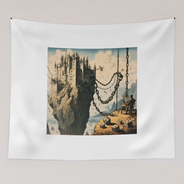 Item preview, flying castle in the style of Davinci designed and sold by KavodDesigns.