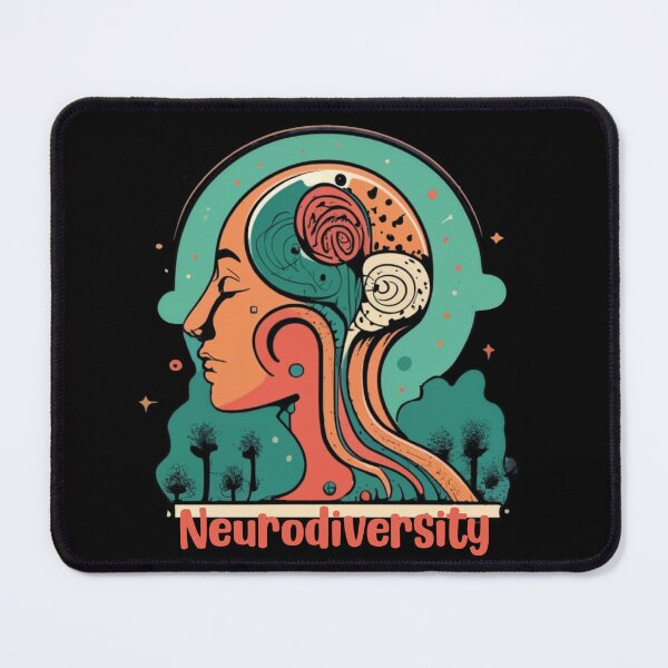 Item preview, Neurodiversity unique brain designed and sold by LuckyFamily.