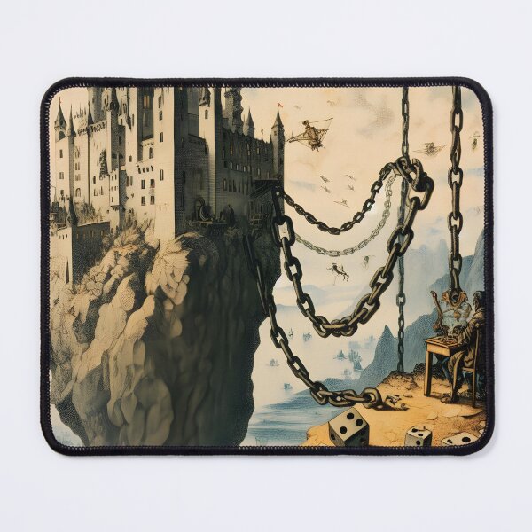 Item preview, flying castle in the style of Davinci designed and sold by KavodDesigns.