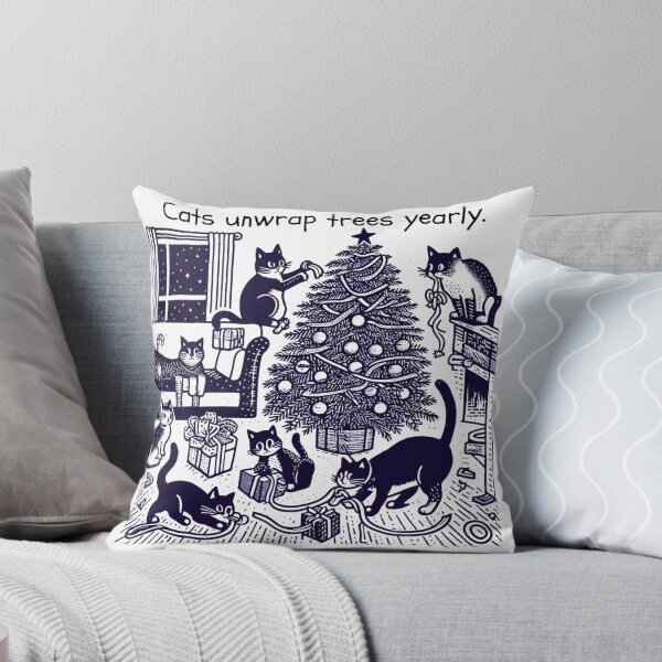 Item preview, Cat Christmas Tree Cat Cult Cat Lover Gift designed and sold by sharon1210.