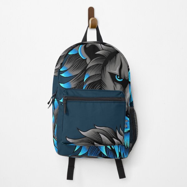 Item preview, Blue lion with a menacing look. designed and sold by esao.