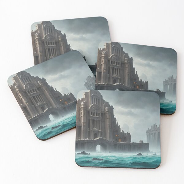 Item preview, A city lost to the ocean designed and sold by ConjuredFantasy.