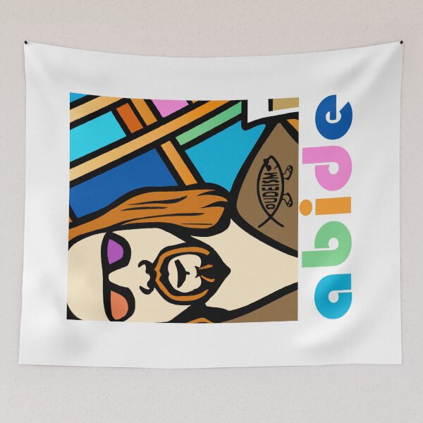 Item preview, Abide - Dudeism - Dude fish designed and sold by SkyBobArt.