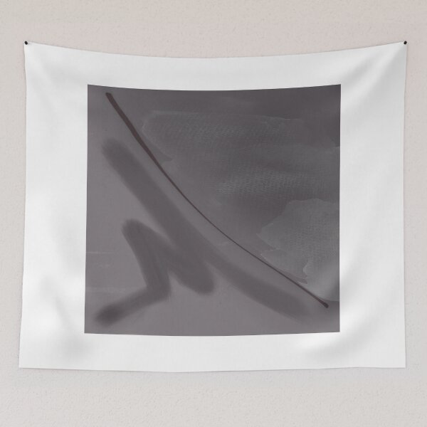 Item preview, "Figurative Distortion" - Grey Abstract Marks Modern Art  designed and sold by pngrktes-art.