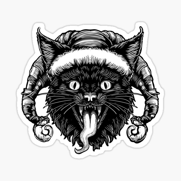 Item preview, Krampus Kitty designed and sold by KilkennyCat Art.