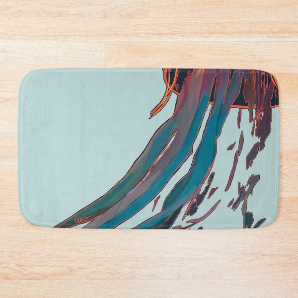 Item preview, Jellyfish (large / blue background) designed and sold by MentaLee.