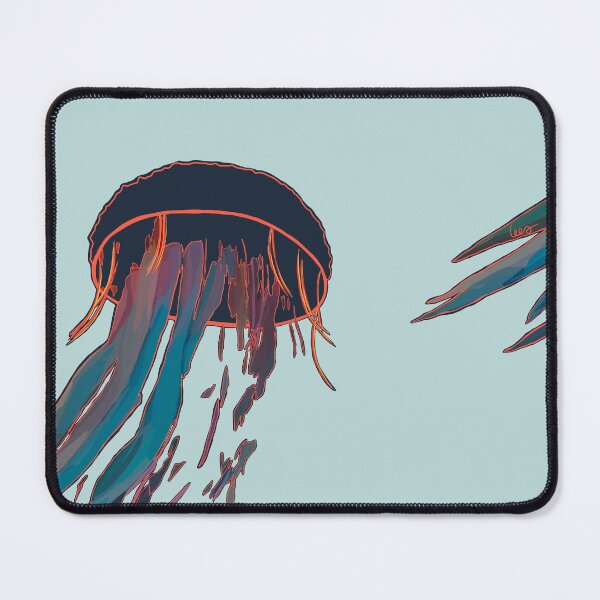 Item preview, Jellyfish (large / blue background) designed and sold by MentaLee.