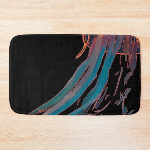 Item preview, Jellyfish (large / black background) designed and sold by MentaLee.