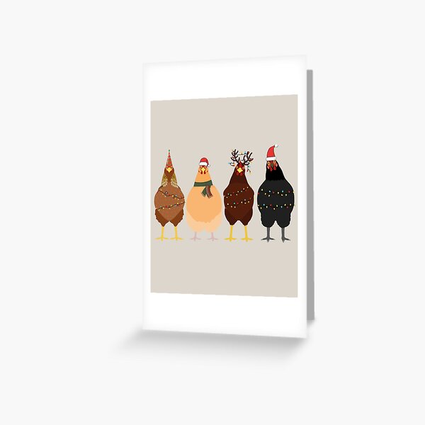 Item preview, сute christmas chickens Christmas Farm designed and sold by OLIHESSEL.
