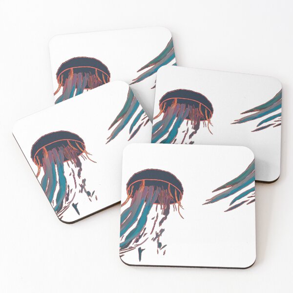 Item preview, Jellyfish (large / white background) designed and sold by MentaLee.