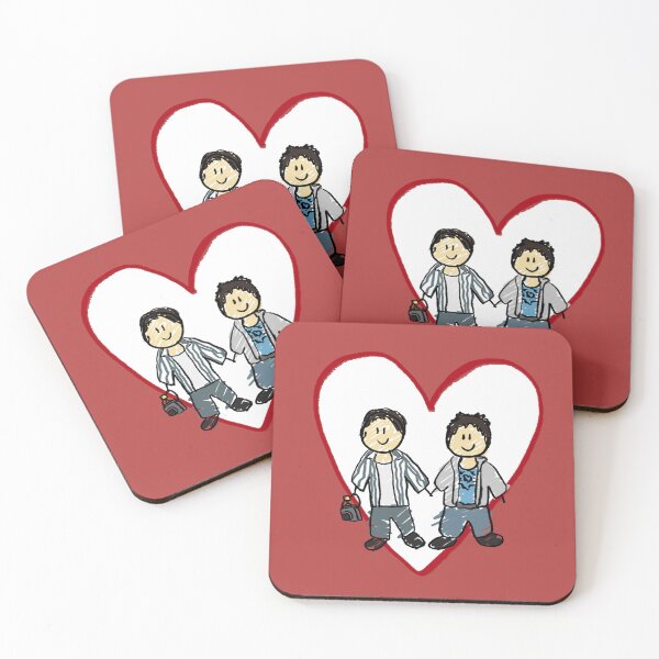 Item preview, Adam and Amanda Heart Stick Figures designed and sold by RoserinArt.