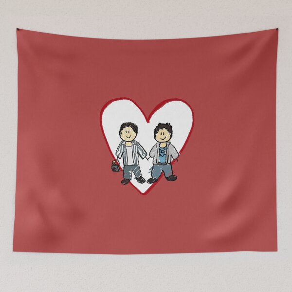 Item preview, Adam and Amanda Heart Stick Figures designed and sold by RoserinArt.