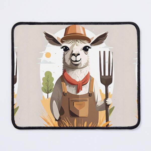 Item preview, Llama, hay farmer designed and sold by WildLadyWood.