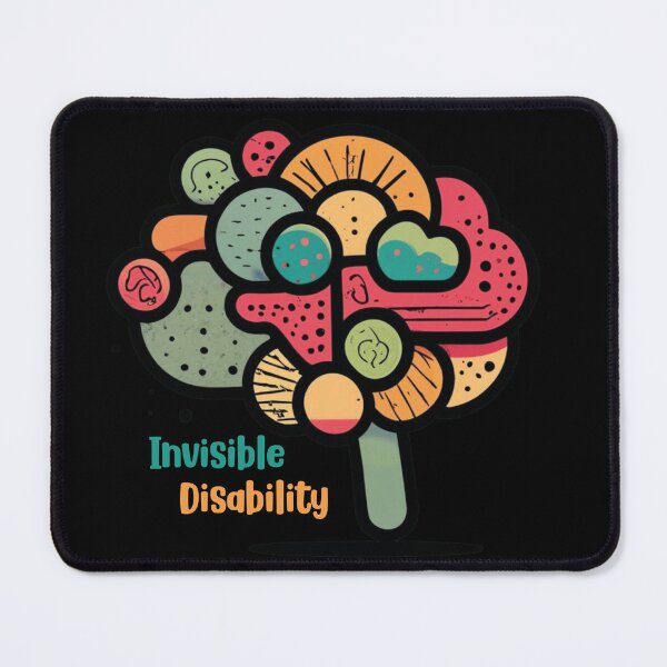 Item preview, Invisible disability unique brain designed and sold by LuckyFamily.
