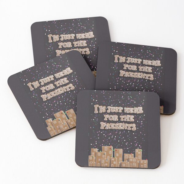 Item preview, I'm just here for the presents, funny Christmas inscription, made of gingerbread /2 designed and sold by My-fake-places.
