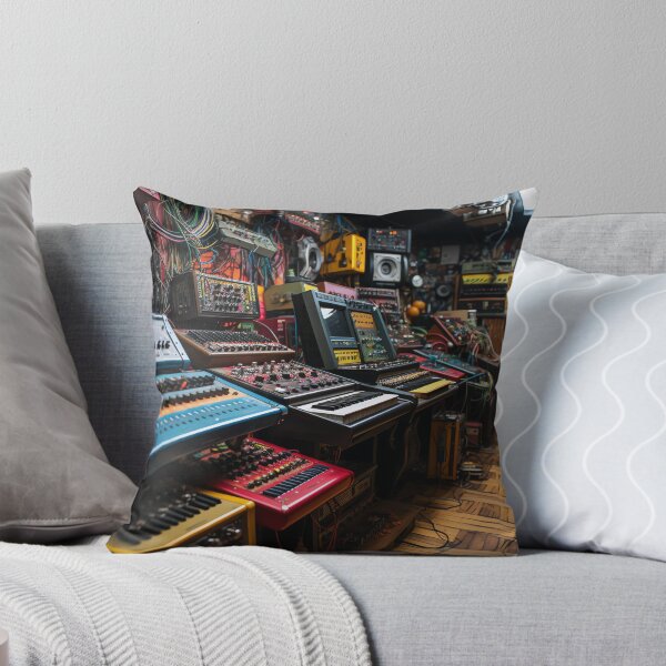 Item preview, Room full of synthesizers and musical instruments designed and sold by ivanmejia.