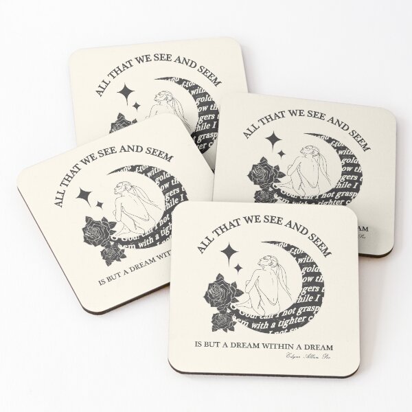 Item preview, Poe's quote "A dream within a dream" designed and sold by PoeticTheory.