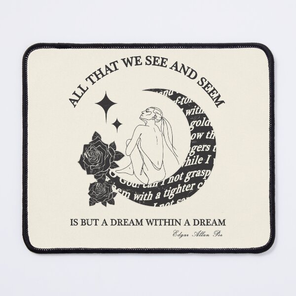 Item preview, Poe's quote "A dream within a dream" designed and sold by PoeticTheory.