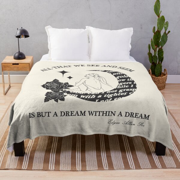 Item preview, Poe's quote "A dream within a dream" designed and sold by PoeticTheory.