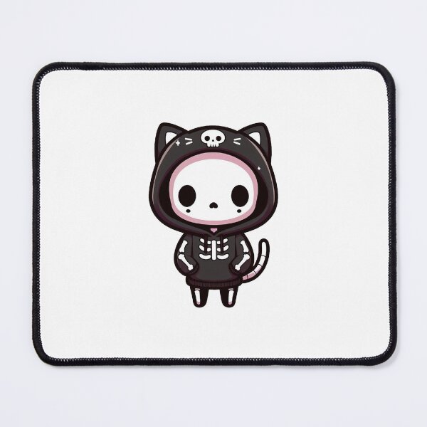 Item preview, Cute skeleton with kitty hoodie designed and sold by Wxjtecki.