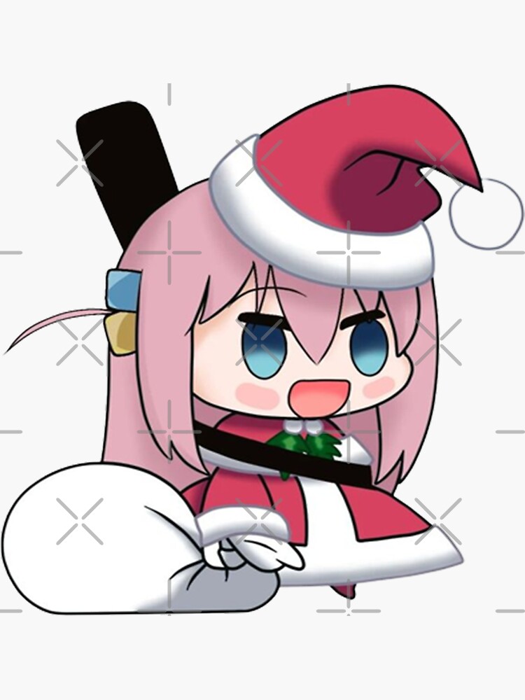 Aperçu 3 sur 3. Sticker avec l'œuvre Gotou Hitori - Bocchi le rocher créée et vendue par nelsons-breeden.