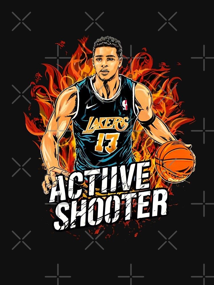 Thumbnail 7 of 7, Classic T-Shirt, Basketball Active shooter designed and sold by Coollzone.