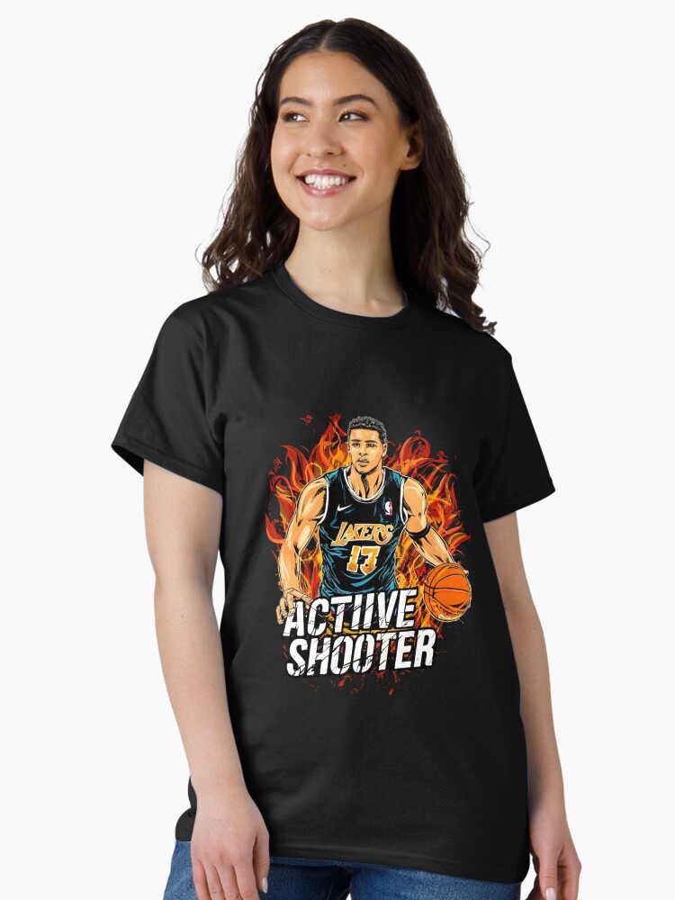Thumbnail 1 of 7, Classic T-Shirt, Basketball Active shooter designed and sold by Coollzone.
