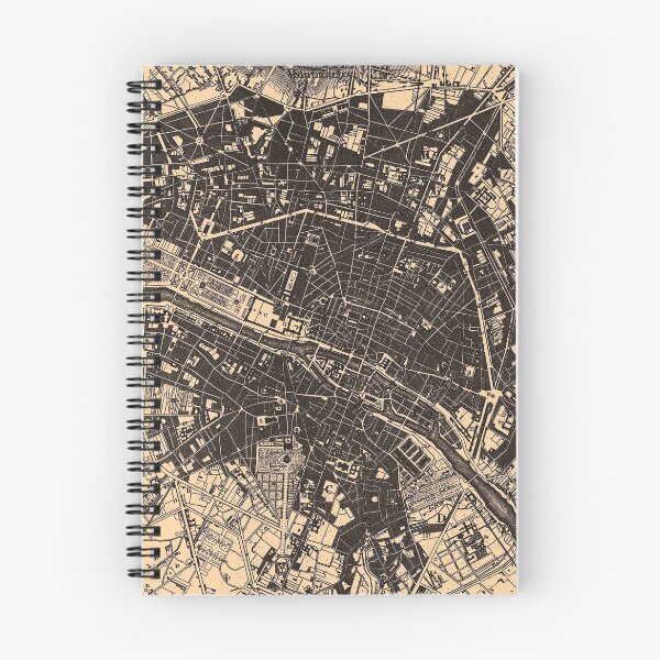 Item preview, Vintage Map of Paris France (1907) designed and sold by BravuraMedia.