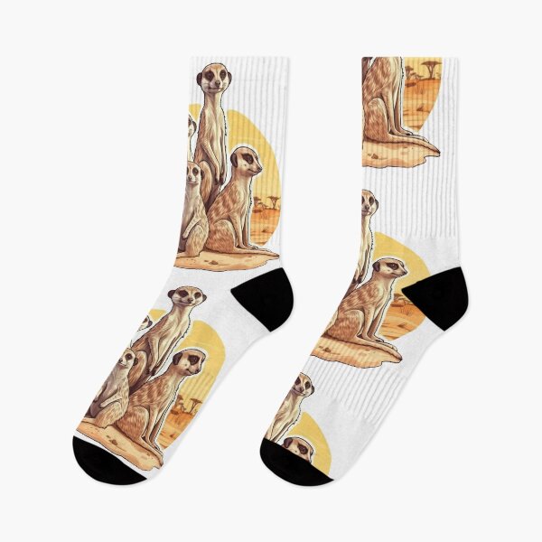 Item preview, Meerkats Family from the Africa Safari Sticker Pack designed and sold by STICKERSLALA.