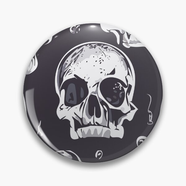 Item preview, Realistic skull pattern black and white designed and sold by Vnouk.