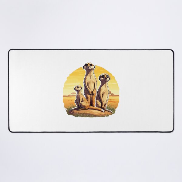 Item preview, Meerkats Family from the Africa Safari Sticker Pack designed and sold by STICKERSLALA.