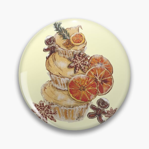 Item preview, Gingerbread Spice Cozy Festive Cupcakes  designed and sold by LillyUndercroft.