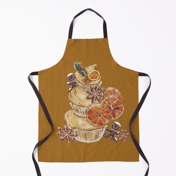 Item preview, Gingerbread Spice Cozy Festive Cupcakes designed and sold by LillyUndercroft.