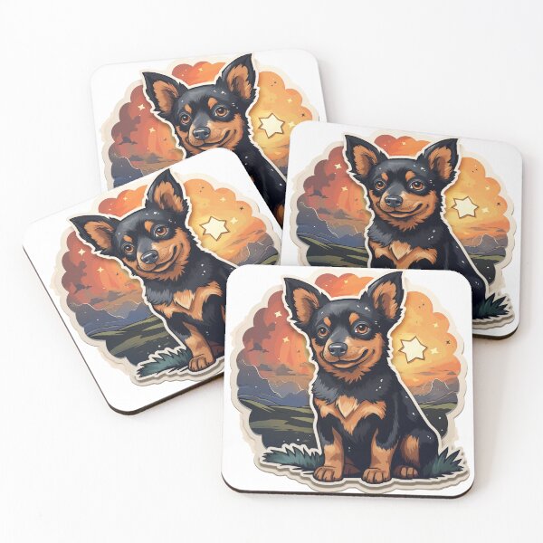 Item preview, Lancashire Heeler at sunset designed and sold by At-Brothers.