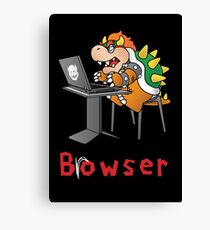 Browser Canvas Print