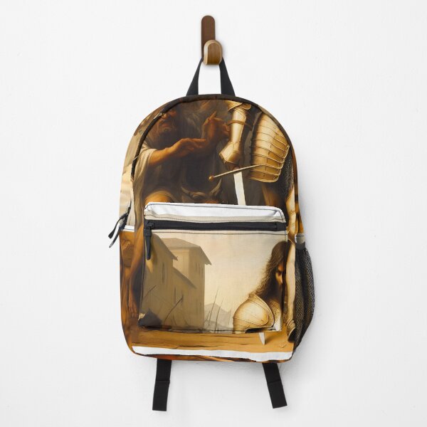 Item preview, Warrior Jesus walking through a crowd of demons and naysayers designed and sold by KavodDesigns.