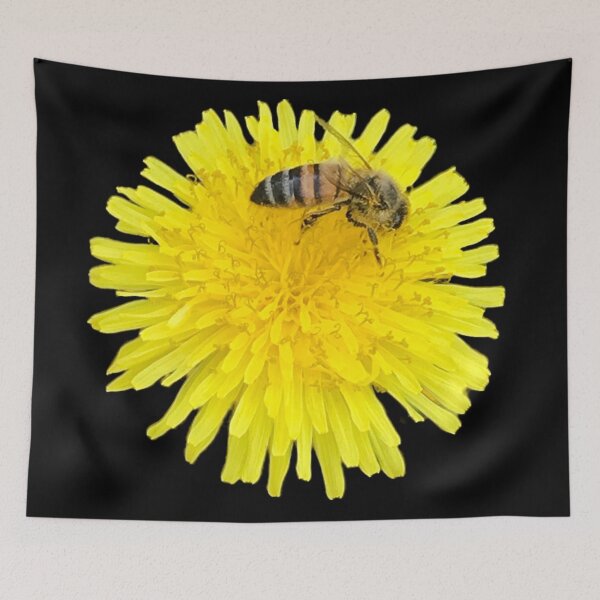 Item preview, Bee on a Dandelion  designed and sold by AnnetteSmiddy.