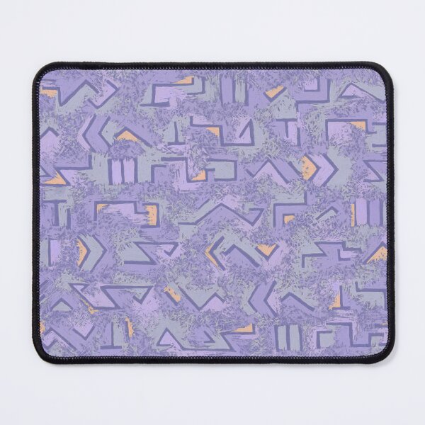 Item preview, Textured Klee inspired purple and peach  designed and sold by MoisOneOffs.