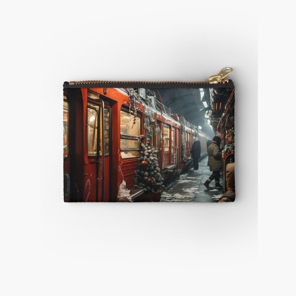 Item preview, Christmas scene on the underground train designed and sold by ivanmejia.