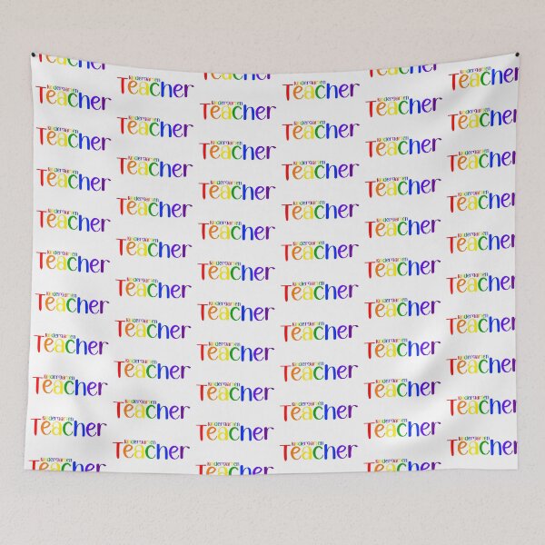 Item preview, Kindergarten Teacher in Rainbow designed and sold by noelle20.