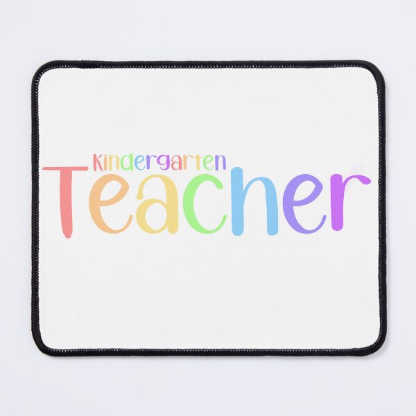 Item preview, Kindergarten Teacher in Pastel Rainbow designed and sold by noelle20.