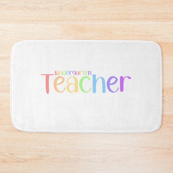 Item preview, Kindergarten Teacher in Pastel Rainbow designed and sold by noelle20.
