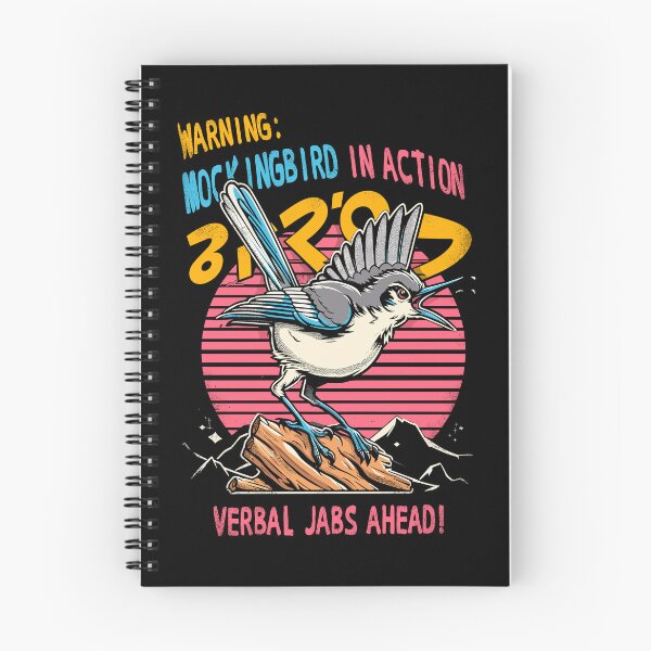 Item preview, Warning: Mockingbird in Action, Verbal jabs ahead! designed and sold by RafaelLima7.