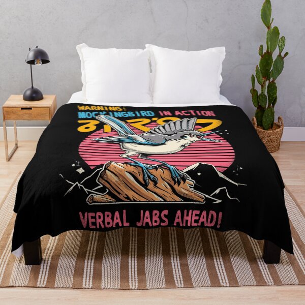 Item preview, Warning: Mockingbird in Action, Verbal jabs ahead! designed and sold by RafaelLima7.
