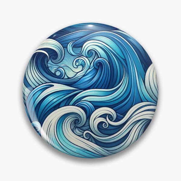 Item preview, Blue Ocean Waves designed and sold by bradm50.