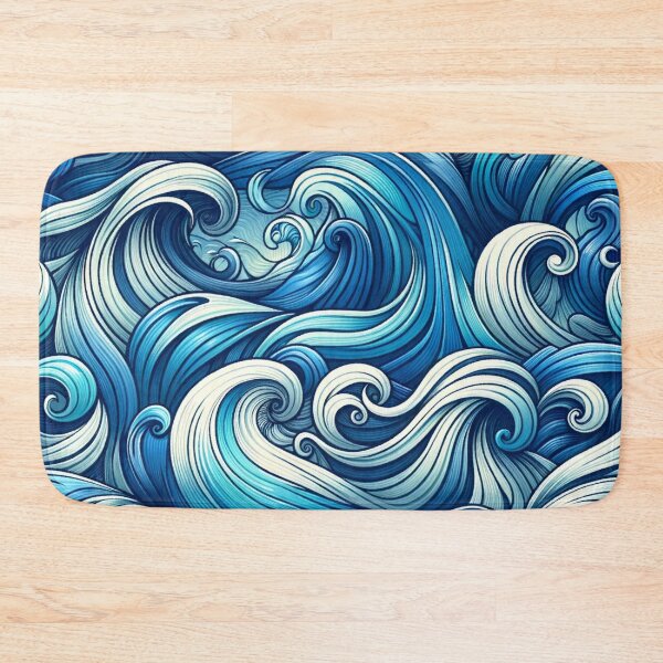 Item preview, Blue Ocean Waves designed and sold by bradm50.