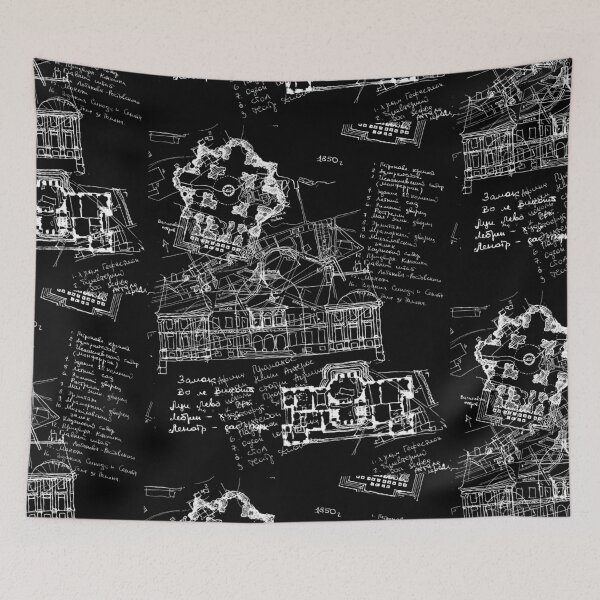 Item preview, architectural notes designed and sold by Marianna Tankelevich.