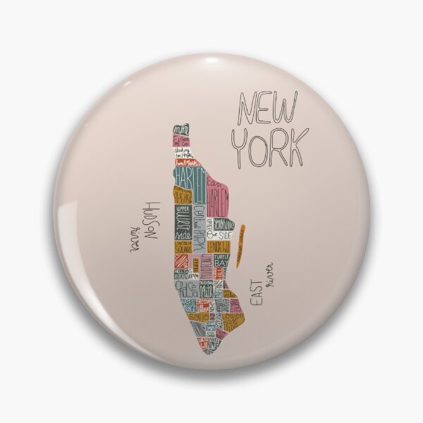 Item preview, New York City Map Art Print designed and sold by Menina Lisboa.