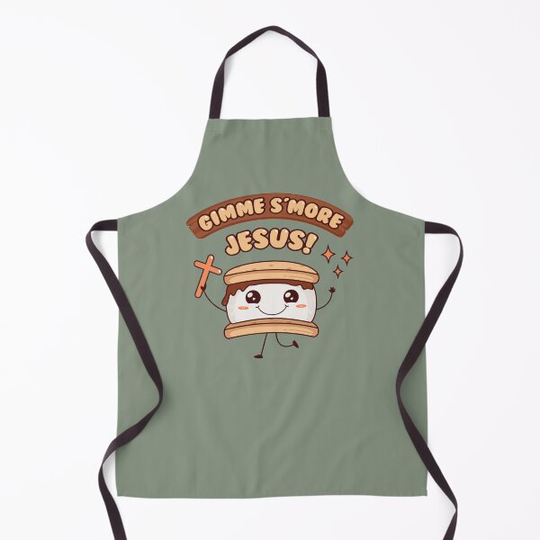 Item preview, GIMME S'MORE JESUS! - Funny Christian Pun - Cross designed and sold by Glory After Tears.